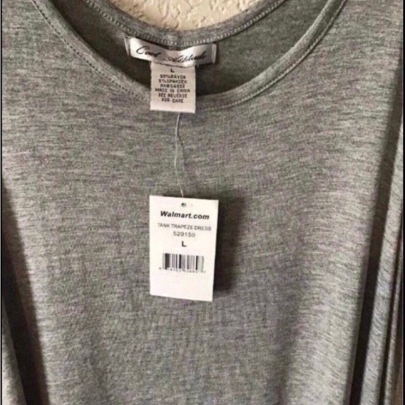 Cool Attitude Grey Tank Dress - Picture 3 of 3